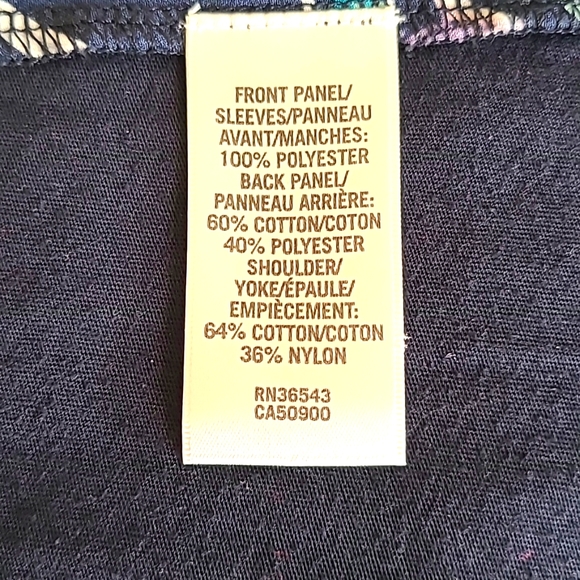 VAN HEUSEN Two Tone Blue Top XL - Picture 6 of 8